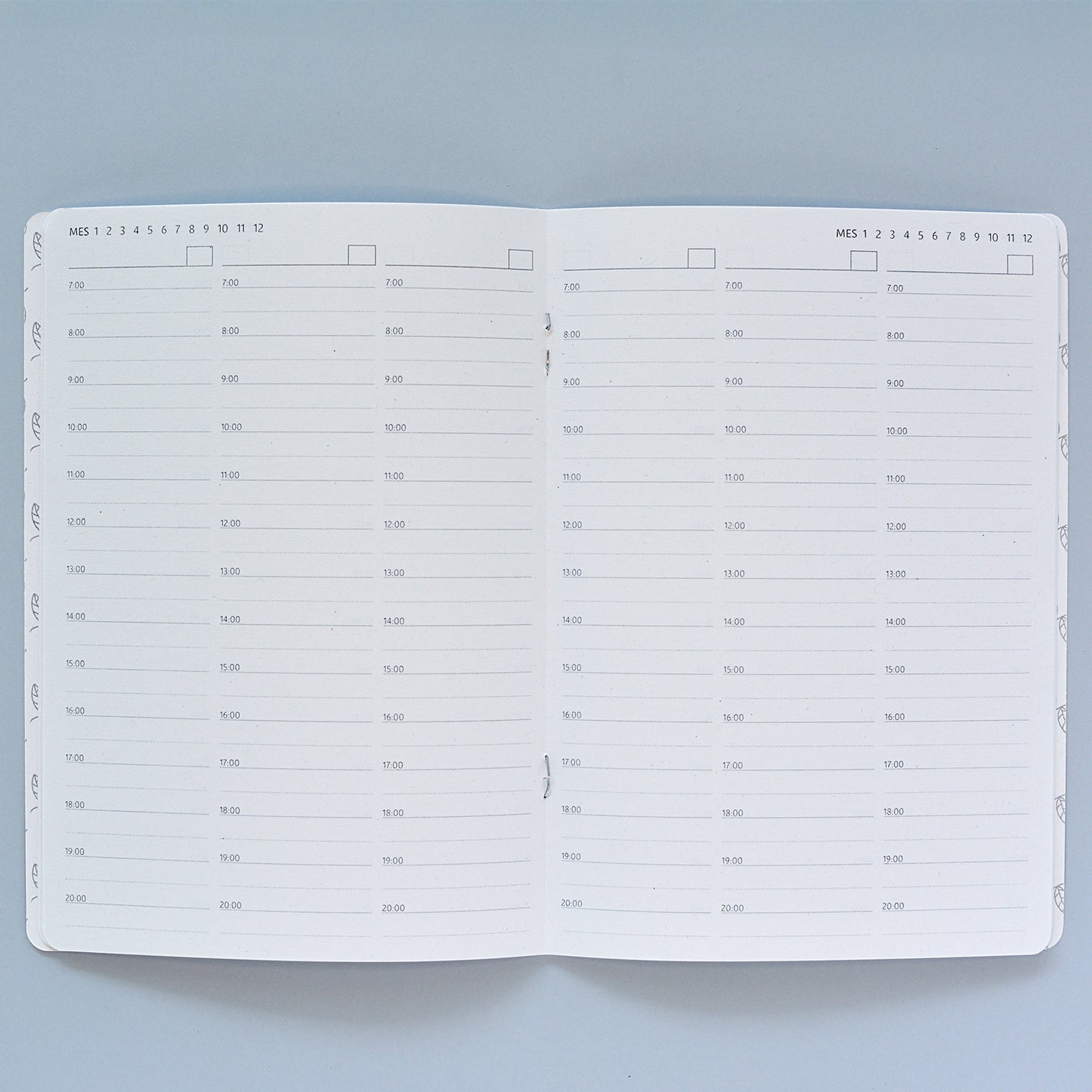 Planner horarios semanal perpetuo A5