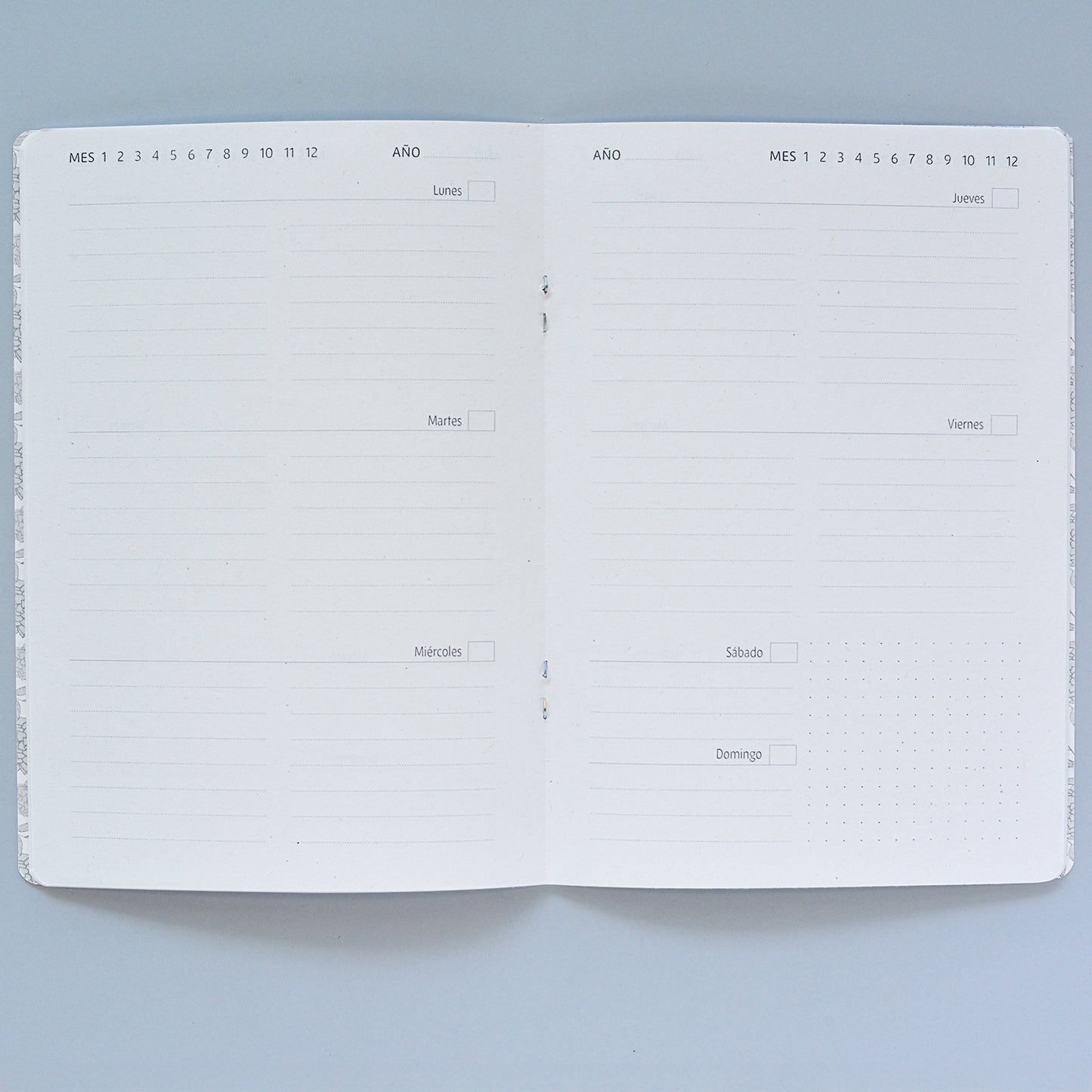 Planner Semanal perpetuo A5