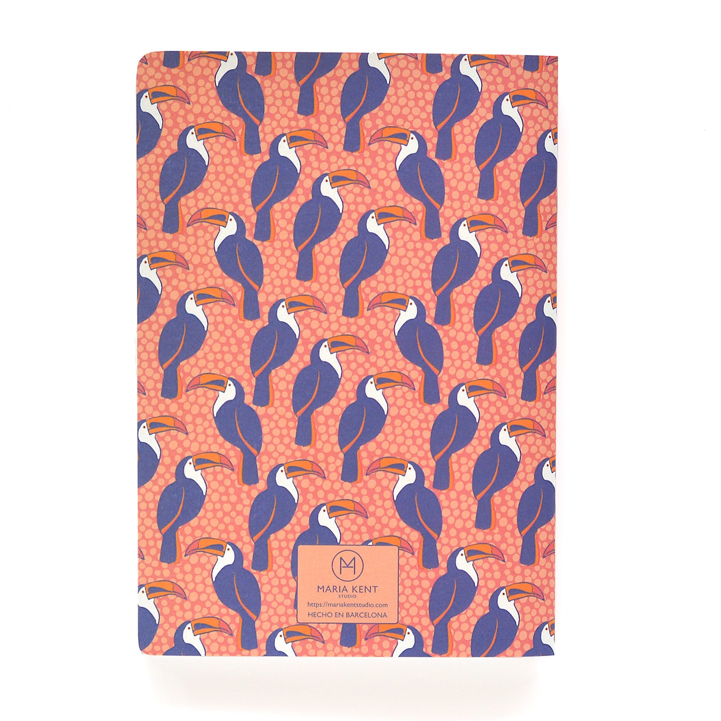 Libreta hojas blancas recicladas A5 - Tucanes