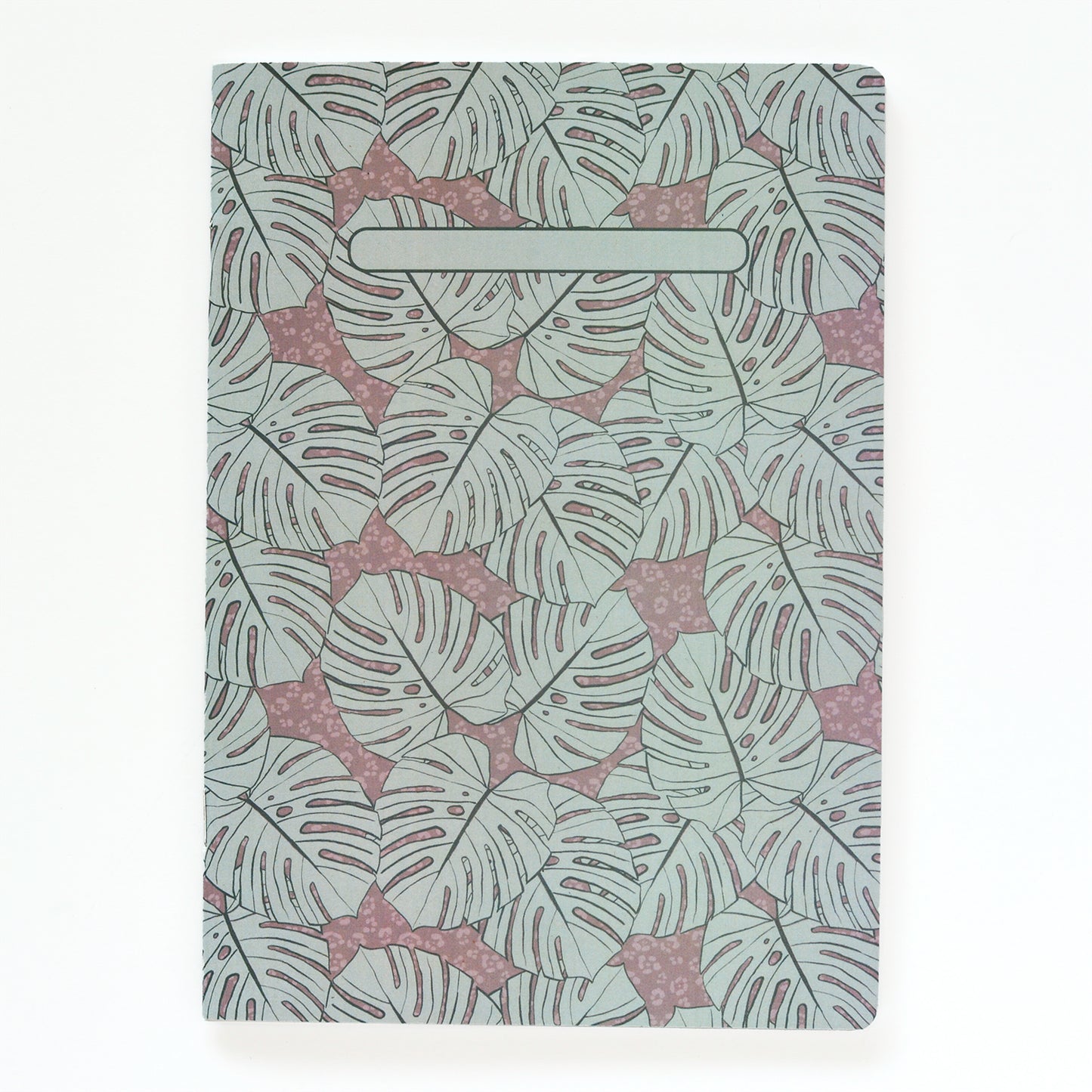 Planner mensual Monsteras Azul - A5