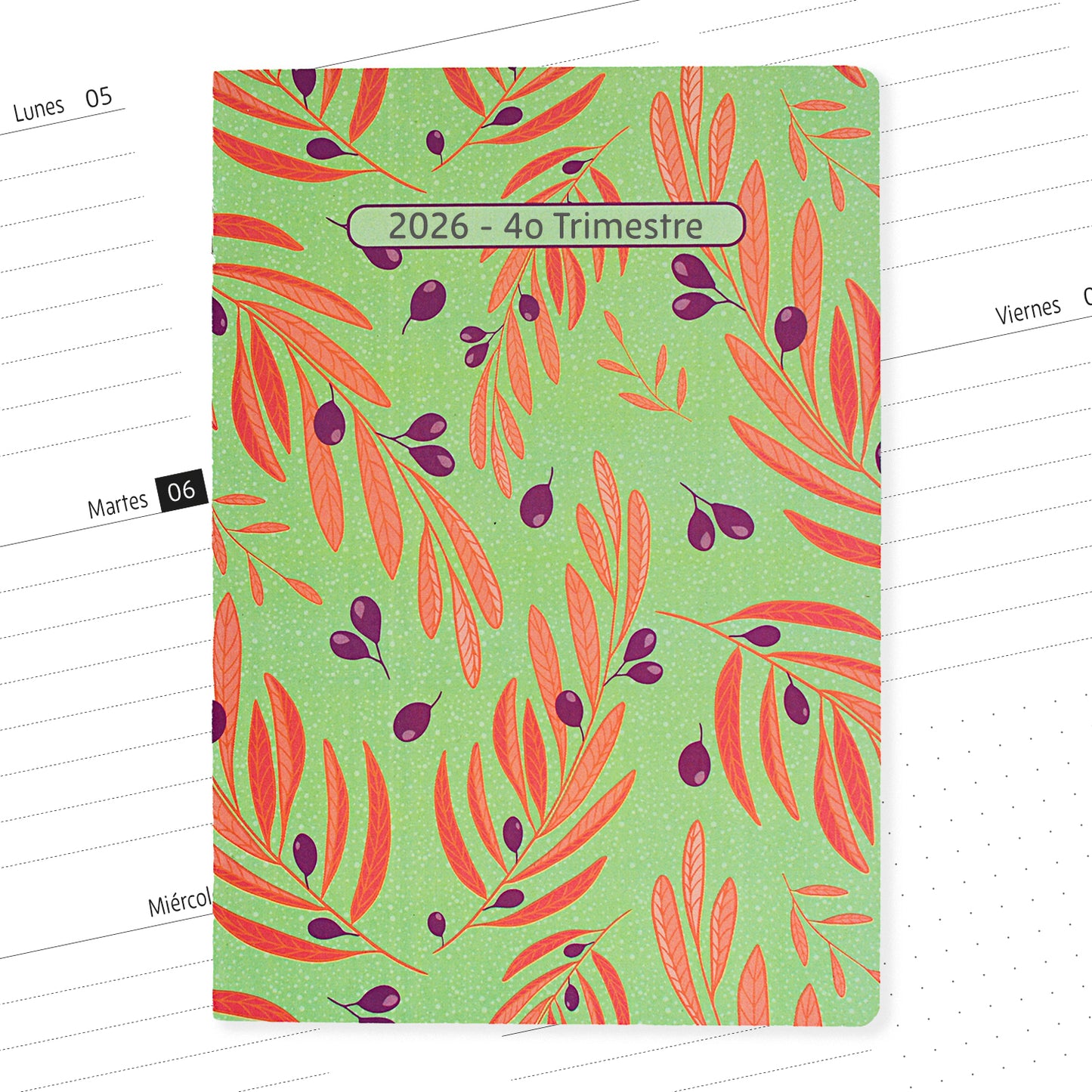 Planner semana vista 2026 - Cuarto Trimestre