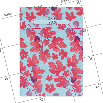 Planner agenda 2026 mensual con fechas Higueras