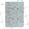 Planner agenda mensual con fechas Monsteras Azul