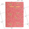 Planner agenda mensual con fechas Monsteras Rosa