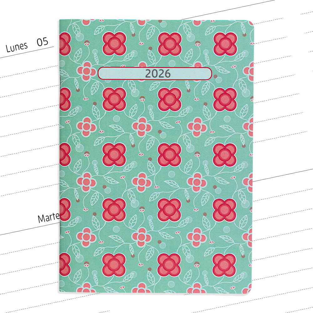Planner agenda semanal con fechas Panots Acqua