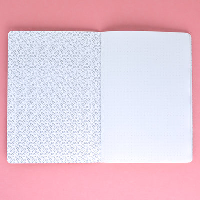 Interior Libreta con puntos A5 Monsteras