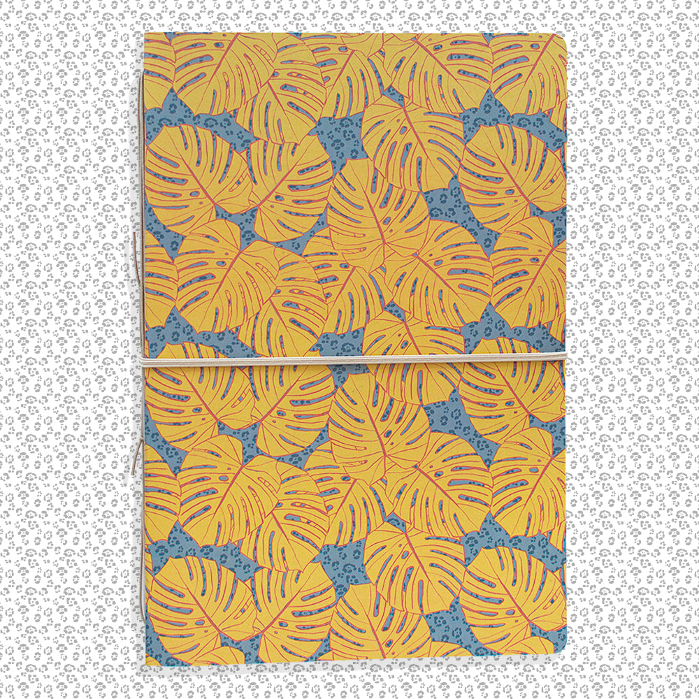 Agenda Inteligente - Carpeta Monsteras Amarillo