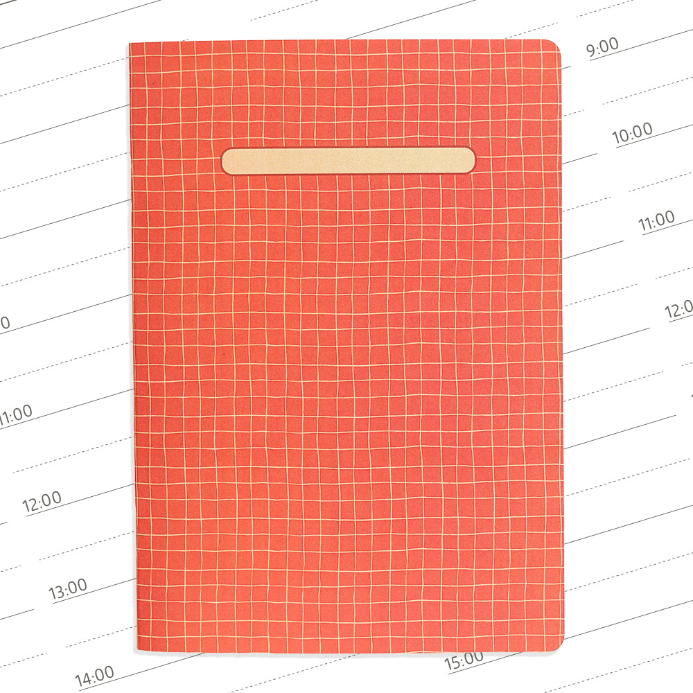 Planner agenda semanal con horarios sin fechas Cuadrilla Naranja