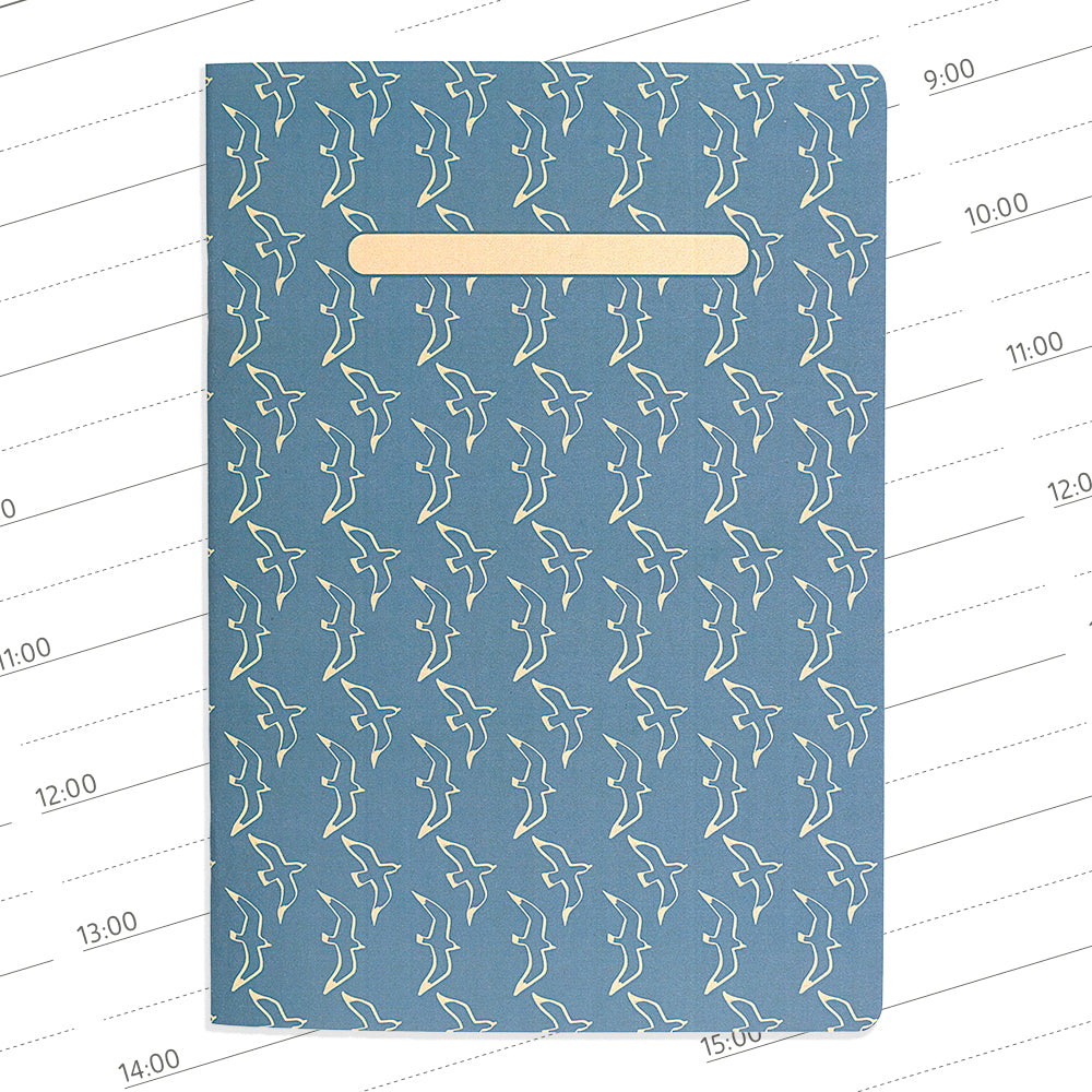 Planner agenda semanal con horarios sin fechas Gaviotas