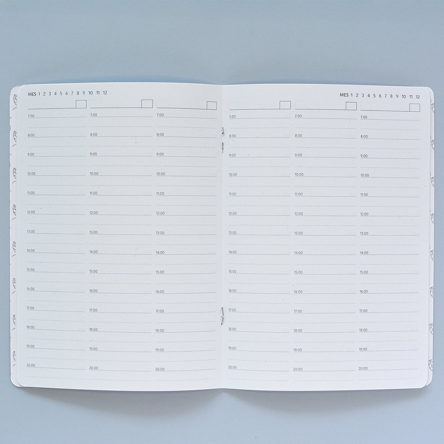 Planner horarios semanal perpetuo A5