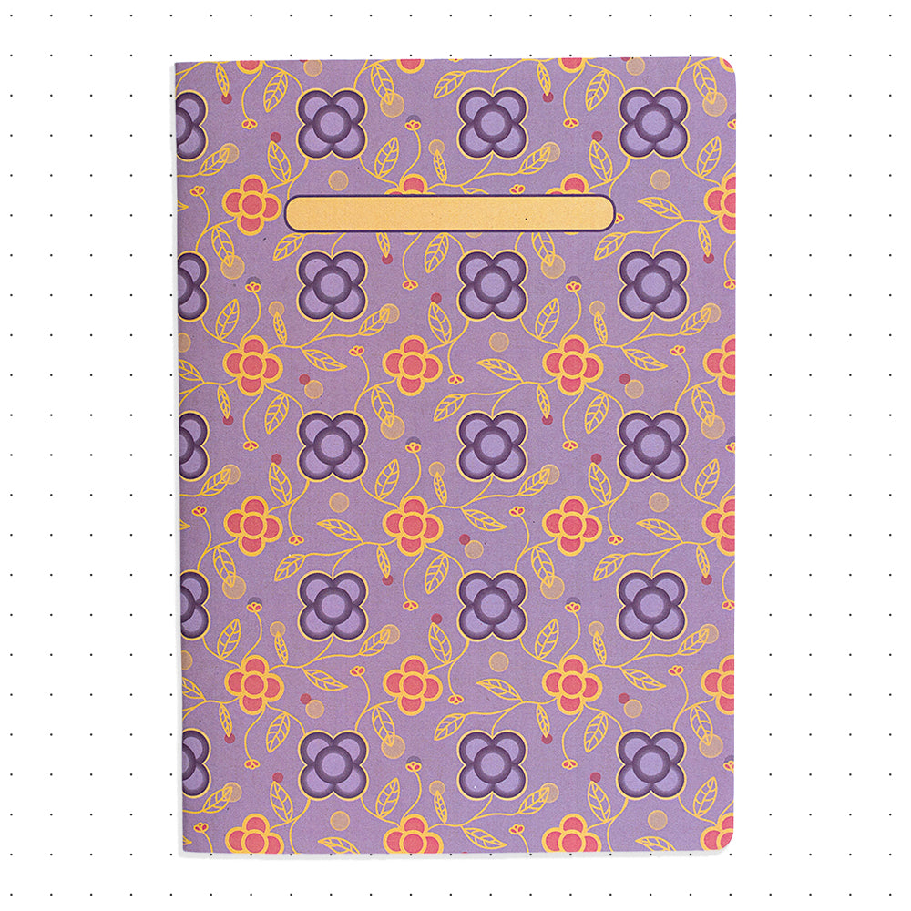 Libreta cuaderno con puntos Panots Malva