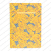 Libreta cuaderno pautado líneas Monsteras Amarillas