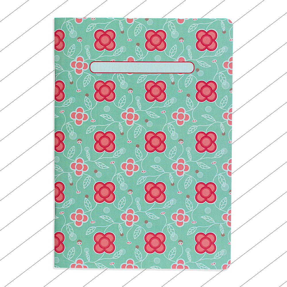 Libreta cuaderno pautado líneas Panots Acqua