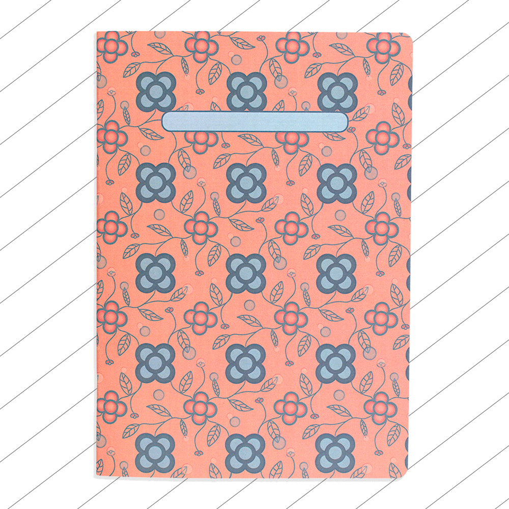 Libreta cuaderno pautado líneas Panots Naranja