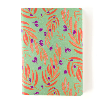 Libreta hojas blancas recicladas A5 - Colección Mediterráneo