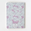 Libreta hojas blancas recicladas A5 - Monsteras Azul