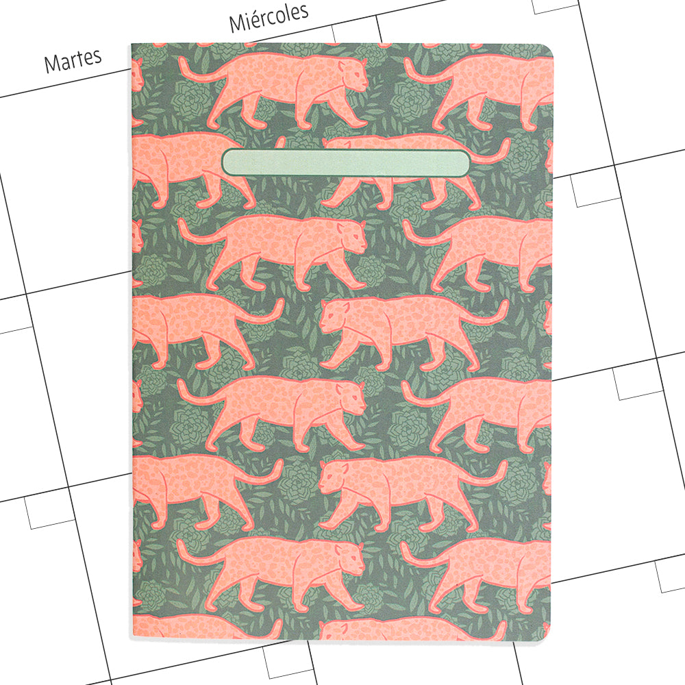 Planner agenda mensual sin fechas Jaguares