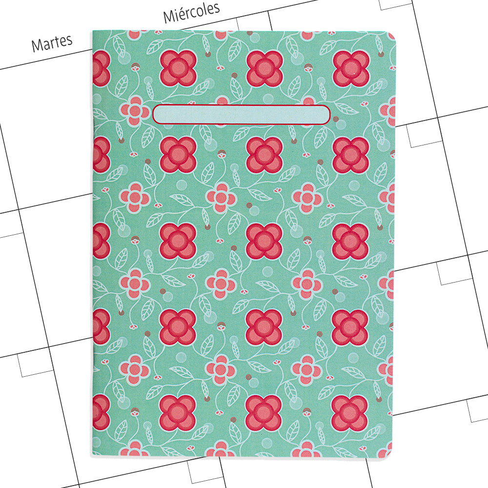 Planner agenda mensual sin fechas Panots Acqua