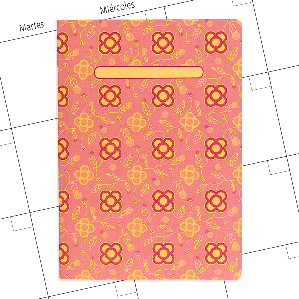 Planner agenda mensual sin fechas Panots Rosa