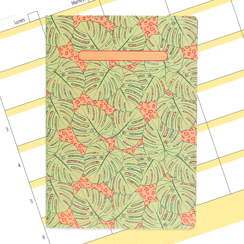 Planner docente/estudiante con períodos de clase - Panots Verde