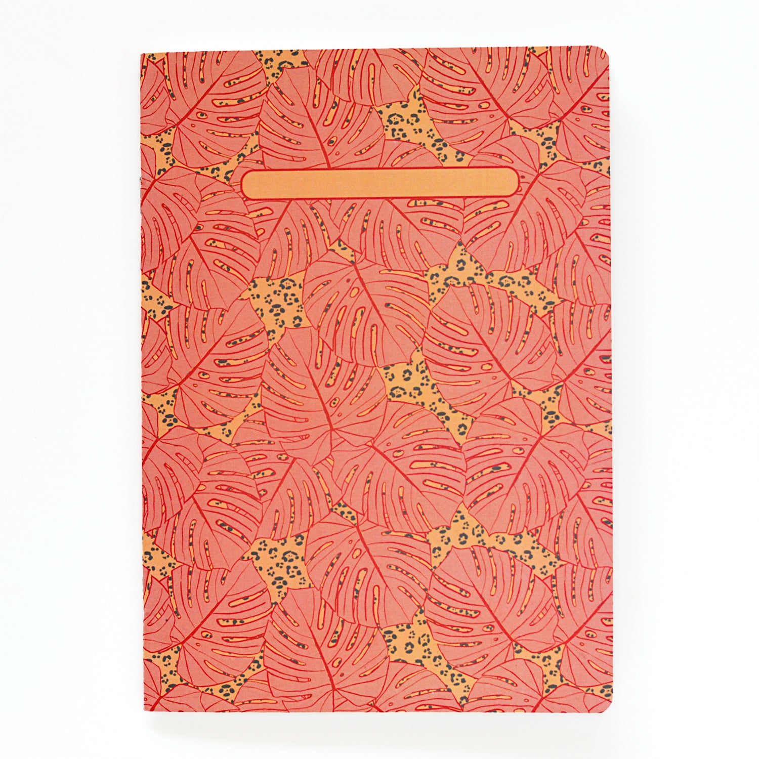 Planner mensual sin fechas A5 Monsteras Rosa