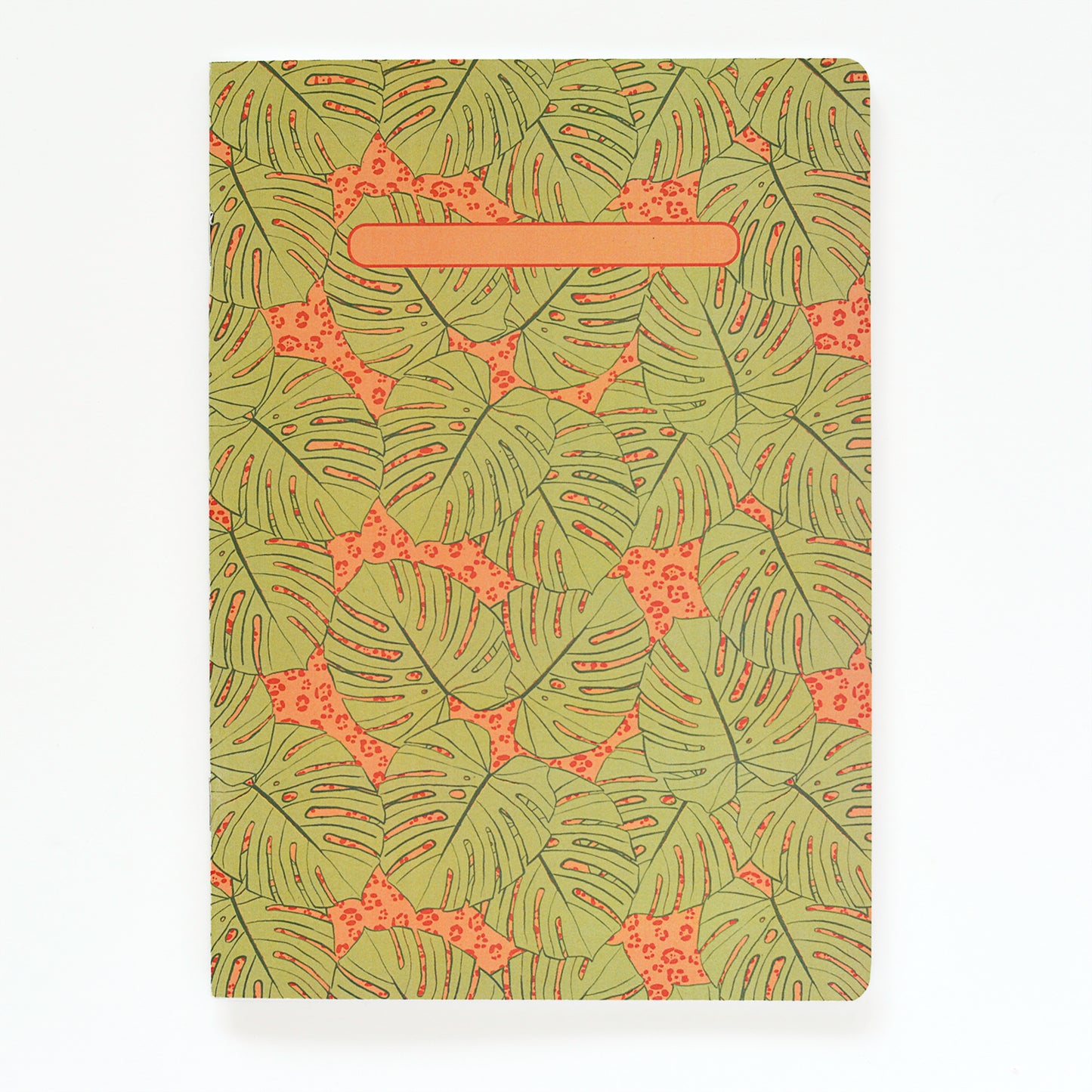 Planner mensual sin fechas A5 Monsteras Verde