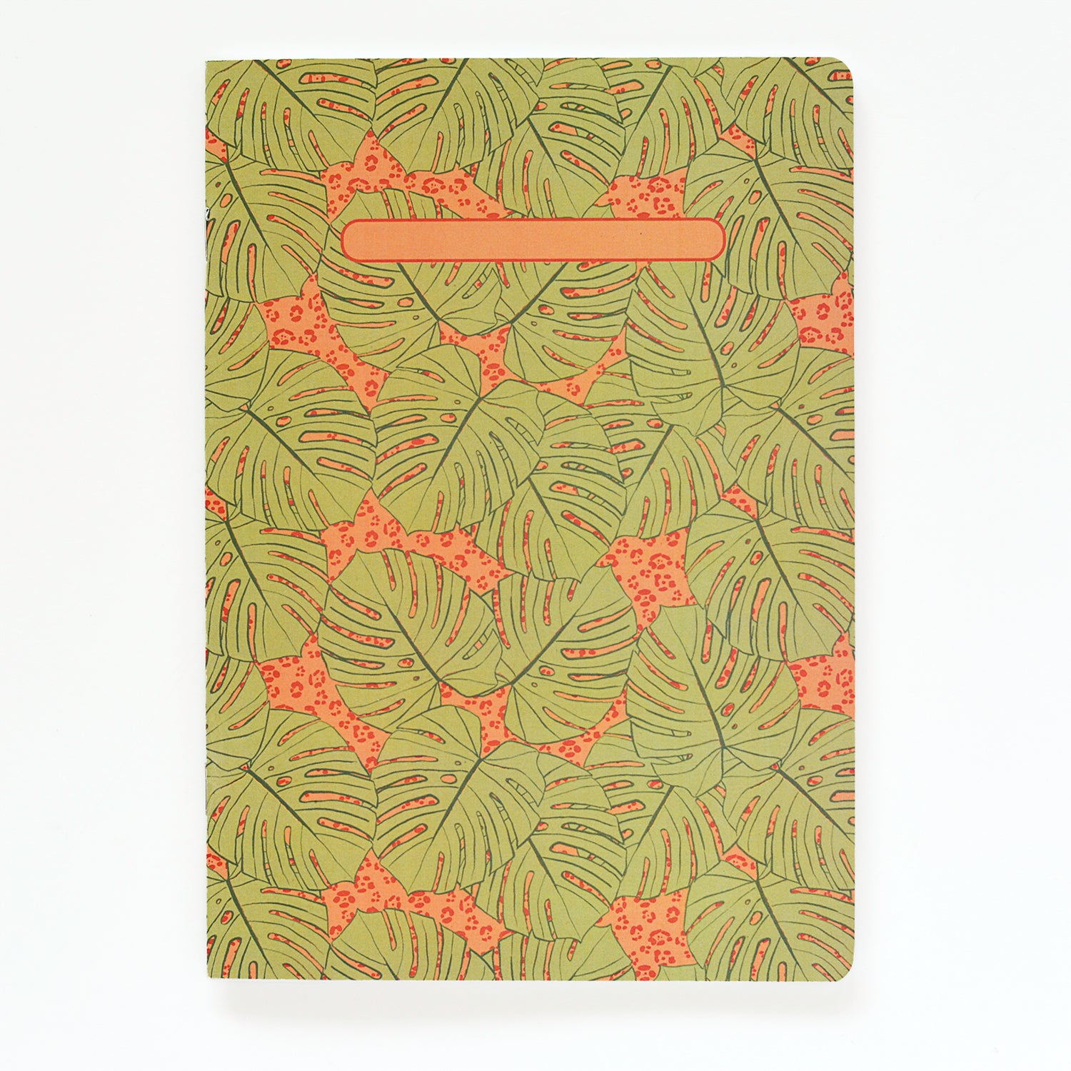 Planner mensual sin fechas A5 Monsteras Verde