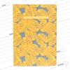 Planner agenda semanal sin fechas Monsteras Amarillo