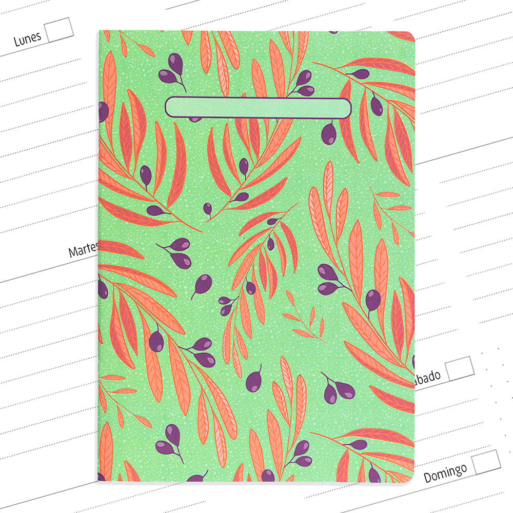 Planner agenda semanal sin fechas Olivos