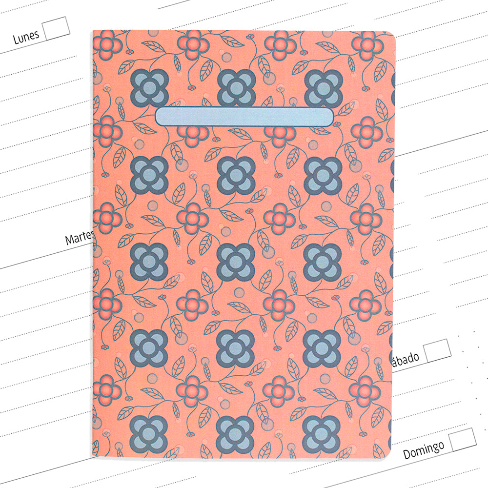 Planner agenda semanal sin fechas Panots Naranja