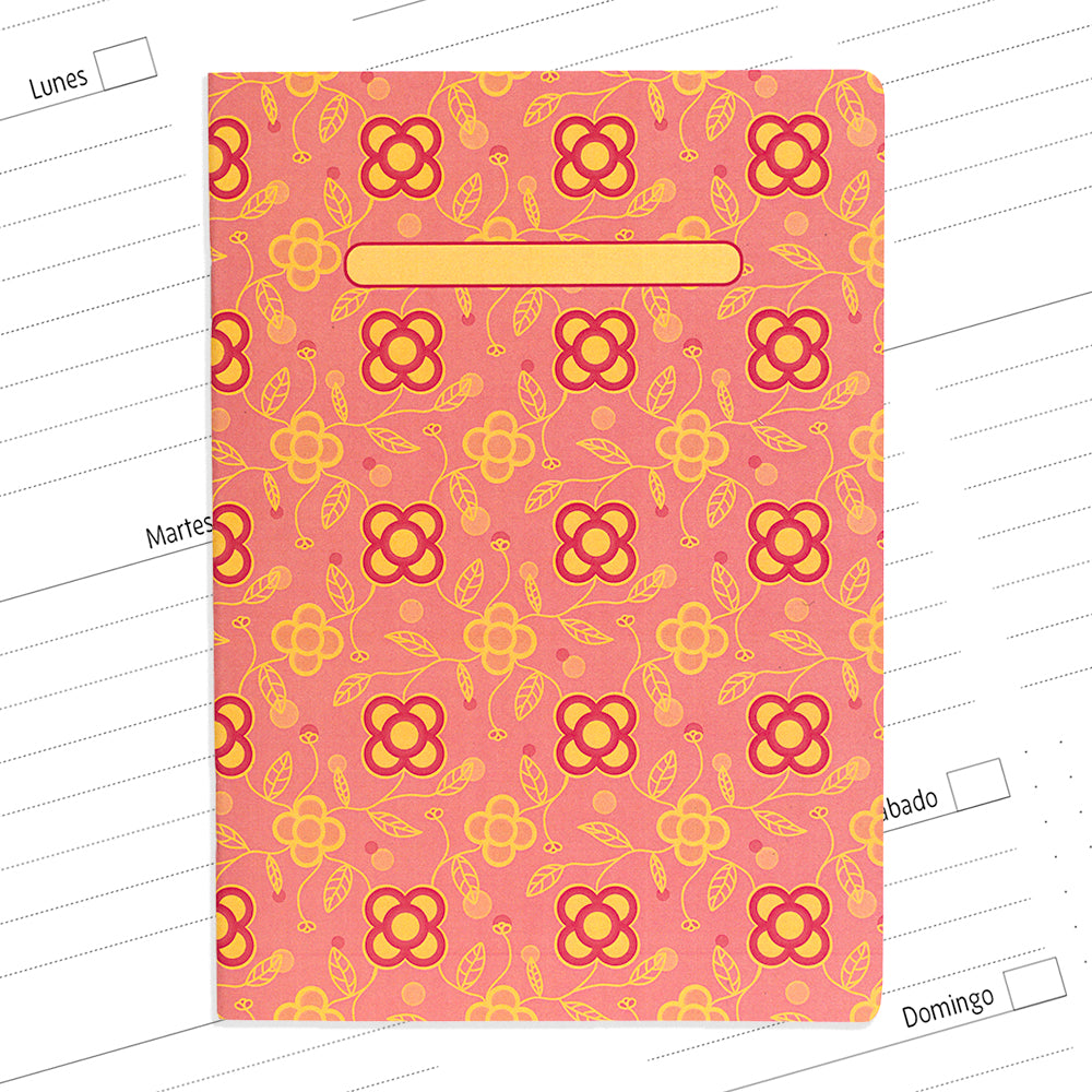 Planner agenda semanal sin fechas Panots Rosa