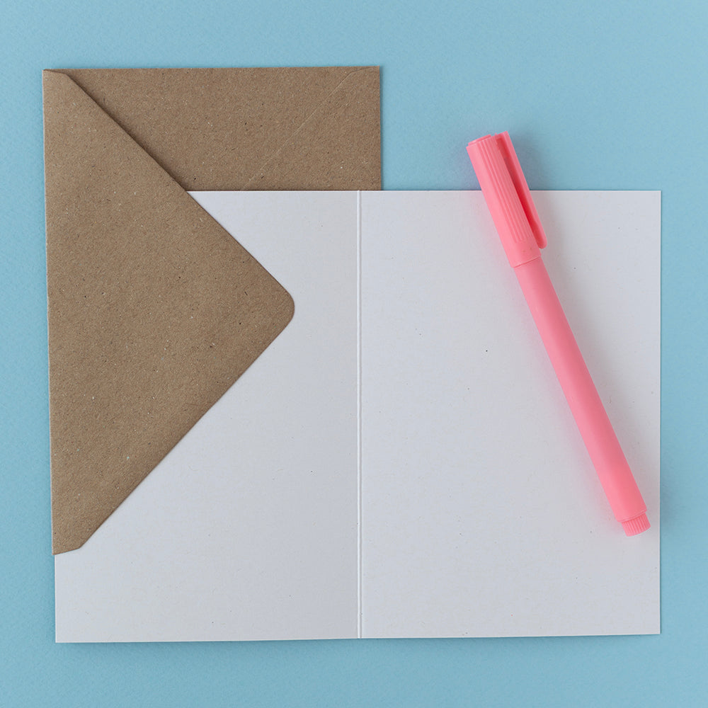Tarjetas interior blanco