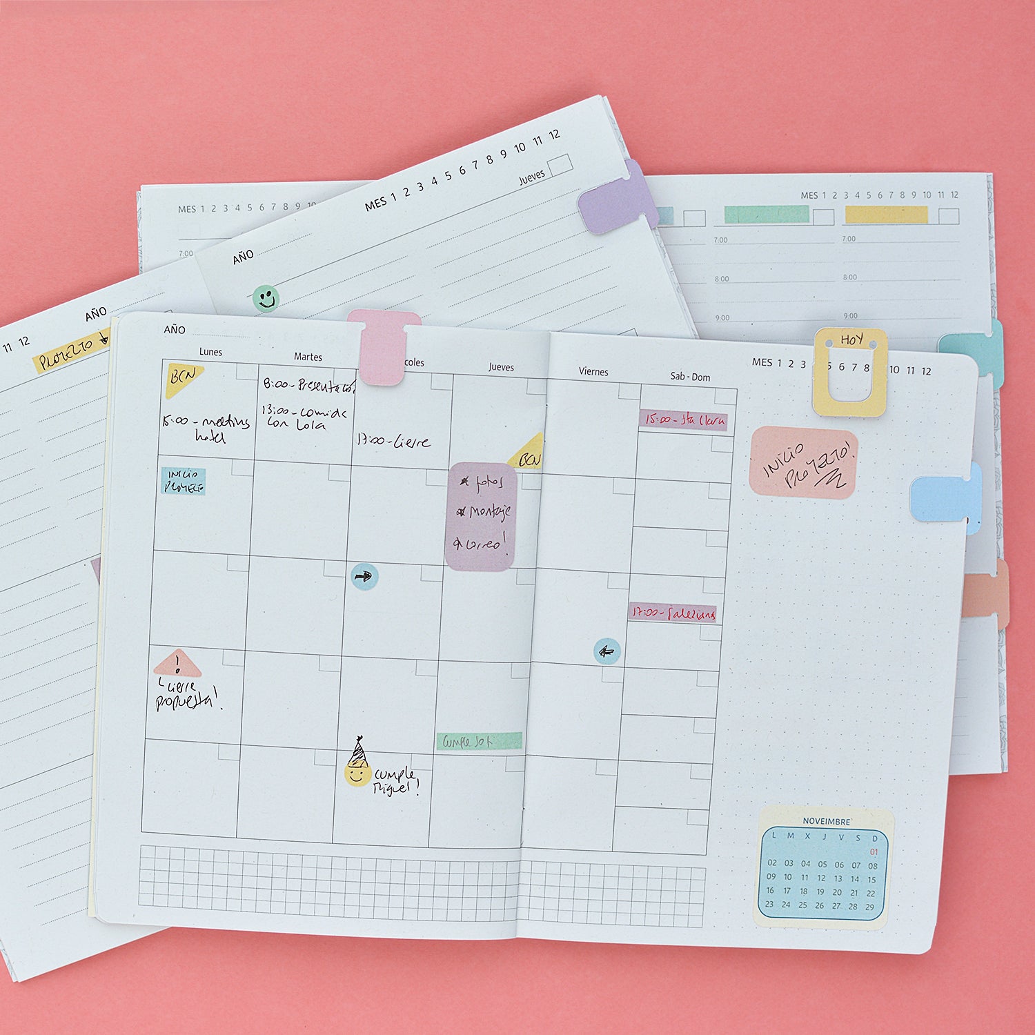 Pegatinas y marcadores para elevar tu planificación