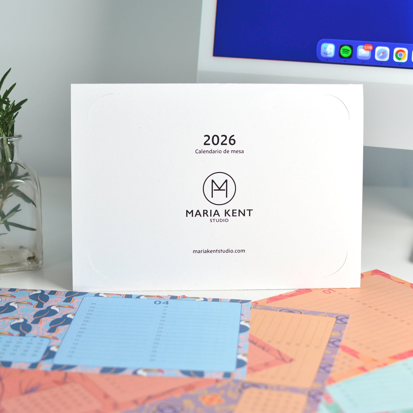 Calendario de mesa 2026