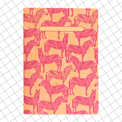 Libreta cuaderno cuadricula Cebras