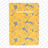 Libreta cuaderno cuadricula Monsteras Amarillo