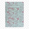 Libreta cuaderno cuadricula Monsteras Azul