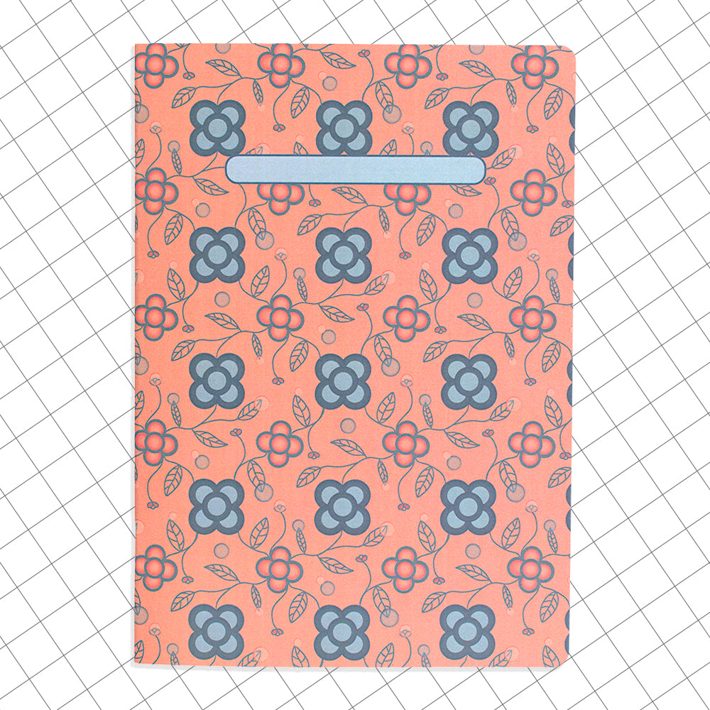 Libreta cuaderno cuadricula Panots Naranja