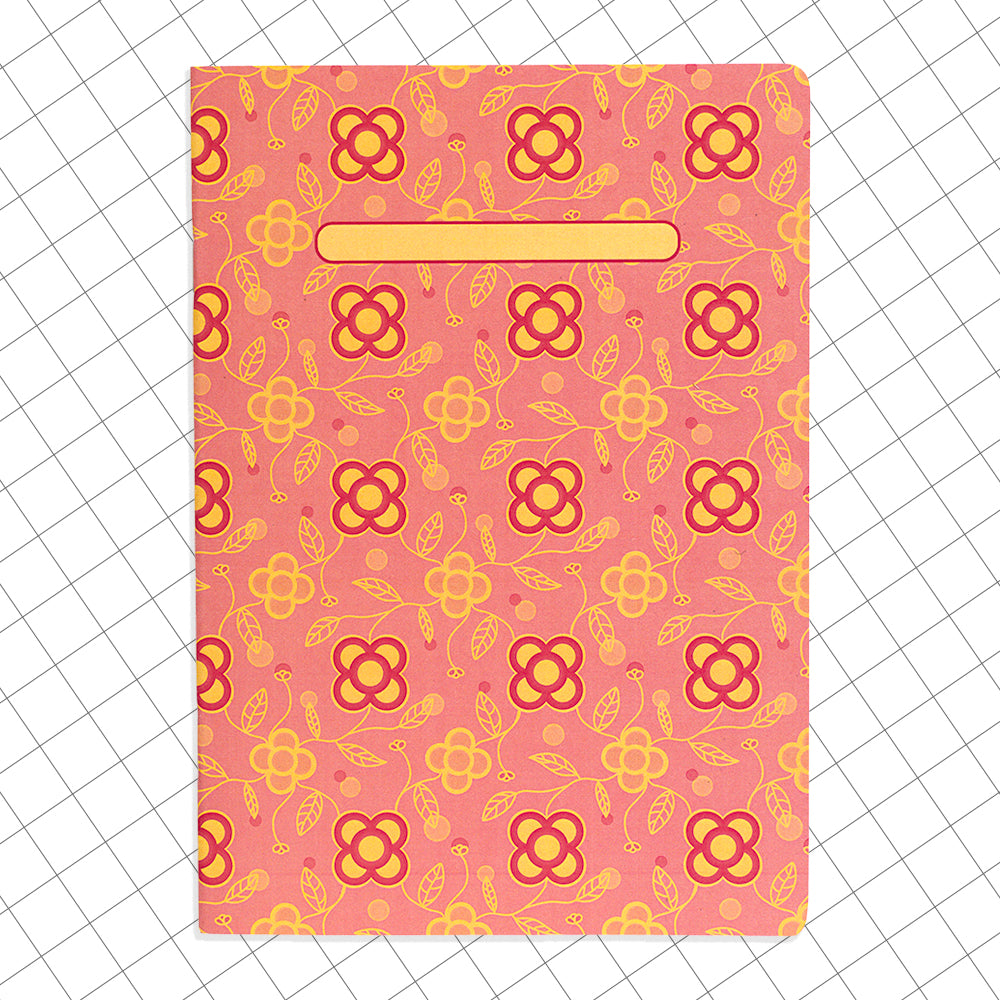 Libreta cuaderno cuadricula Panots Rosa