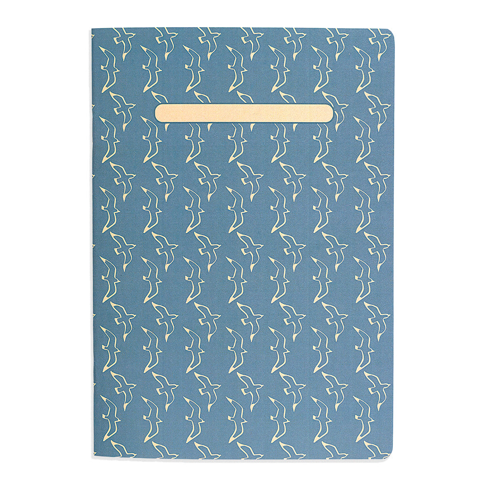 Libreta cuaderno hojas lisas Gaviotas