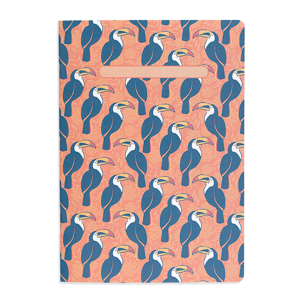 Libreta Páginas Lisas Blancas Tucanes