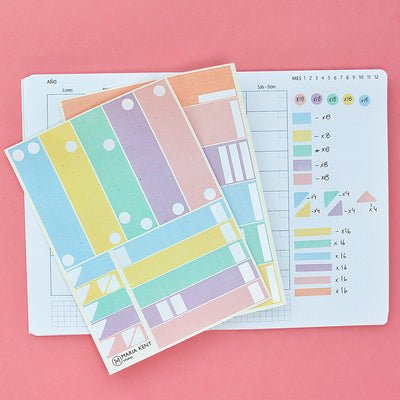 Pegatinas variadas para usar en tu planificación